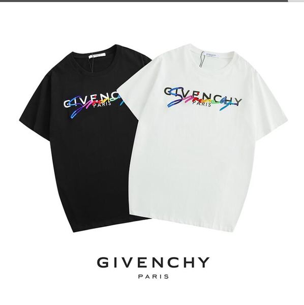 

2020 мужская рубашка конструктора summer tops повседневные футболки для мужчин женщины с коротким рукавом рубашки марка одежды письмо с печа, White