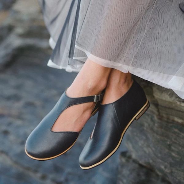 

sandals women female shoes woman summer wedge comfortable ladies slip-on flat sandalias plus size 35-43, Black