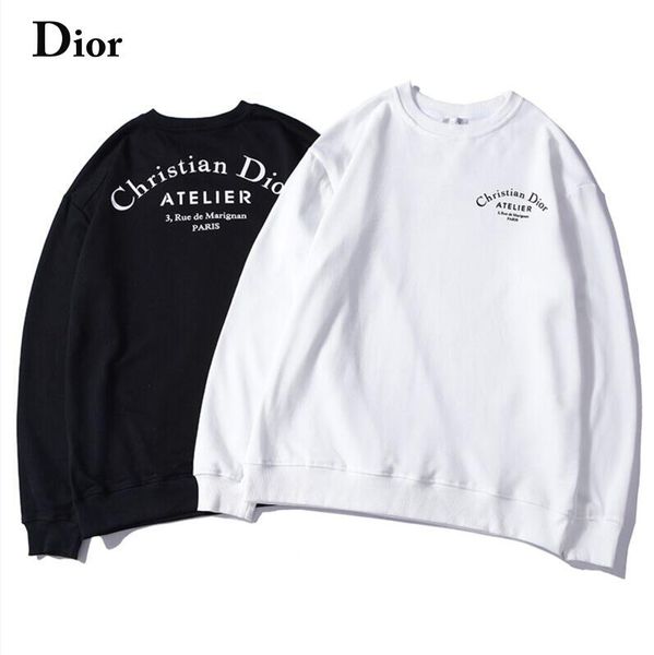 

white men's spring new hoodie spring solid color men's hoodie sweatshirt loose style fashion pullover medusa, Black