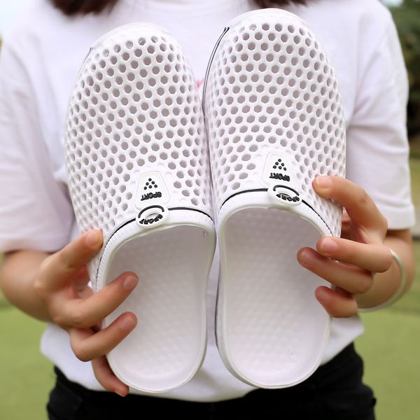

female shoes 2020 summer outdoor sandals for women hollow flats waterproof sandal holes garden beach shoes flip flops slipper