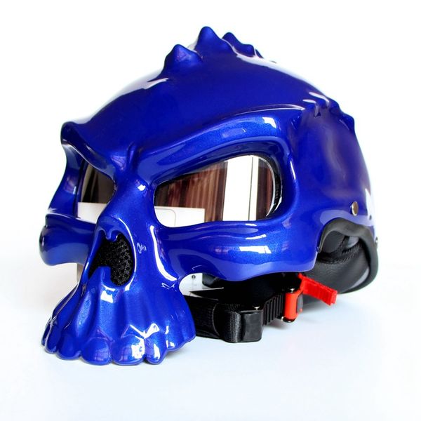 

masei brand vintage motorcycle helmet motor biker skull capacetes half face casco retro style casque 489