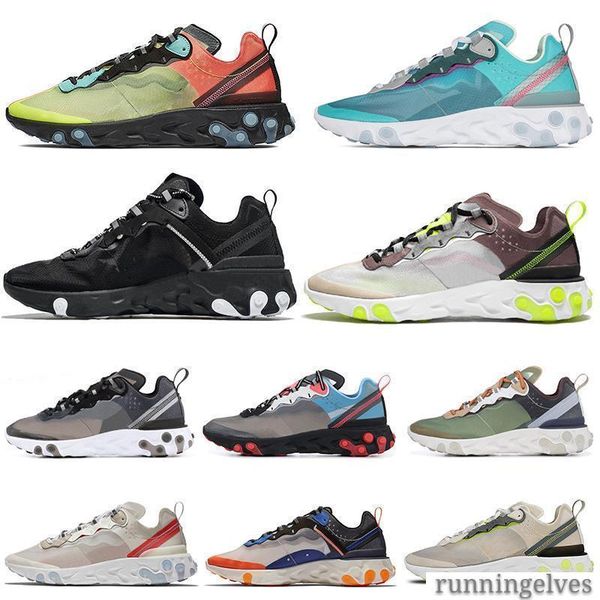 

react element 87 undercover mens running shoes royal tint anthracite desert sand total orange green mist women sports sneakers 36-45