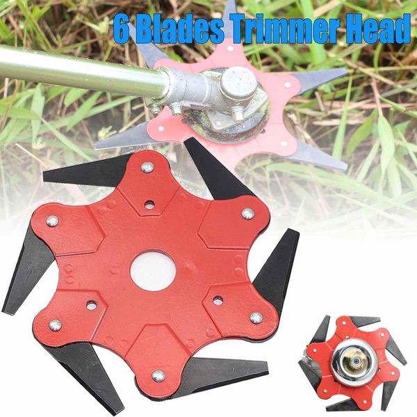 

65mn 6t blades manganese steel garden lawn mower machine razor grass trimmer cutter head blade accessories upgraded spare parts