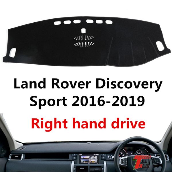 

taijs right hand drive car dashboard cover for discovery sport 2016-2019 avoid cracking pad dacron material protective dashboard mat for