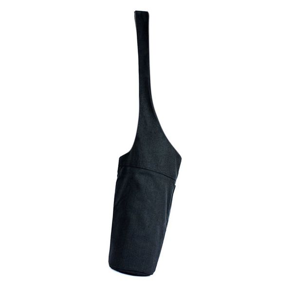 

yoga mat bag tote sling carrier w/ large side pocket & zipper pocket