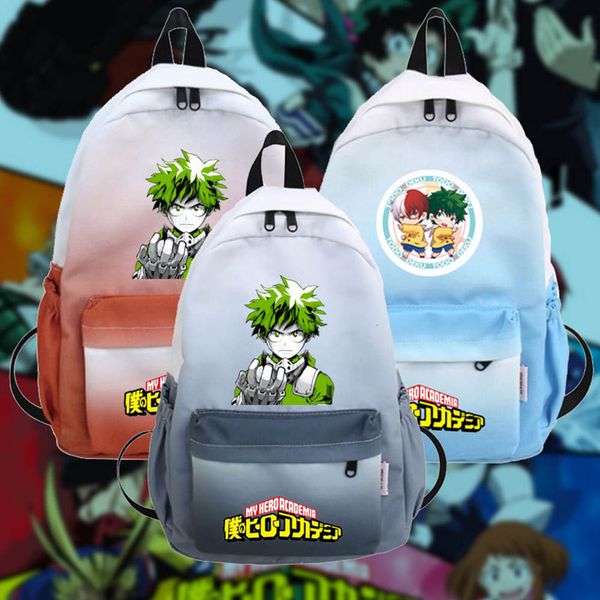 

anime boku no hero academia backpack outdoor sport travel bag