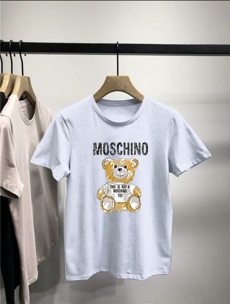 

mens designer swim shorts hip hop mens designer t shirts fashion mens womens short sleeve bear cub t shirts, White;black