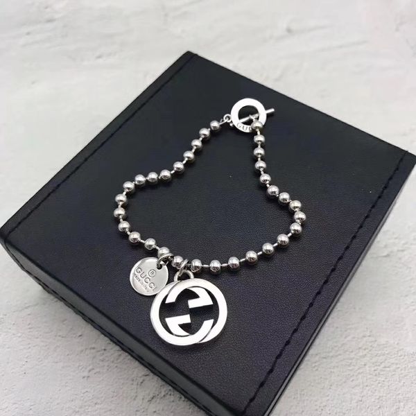 

Новый простой Personality комплект ювелирных изделий 925 браслет стерлингового серебра и ожерелье высокого качества питания Оптовая ожерелье Set