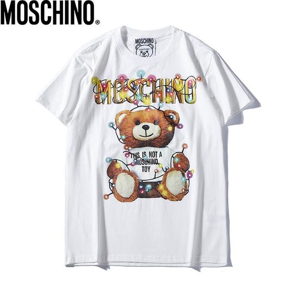 

new summer fashion designers men's shirt t-shirt letter embroidery t-shirt men's brand short-sleeved t-shirt women's shirt-02, White