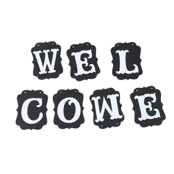 

welcome vintage party banner wedding birthday bunting house home classroom decorations garland p booth props back to schoo