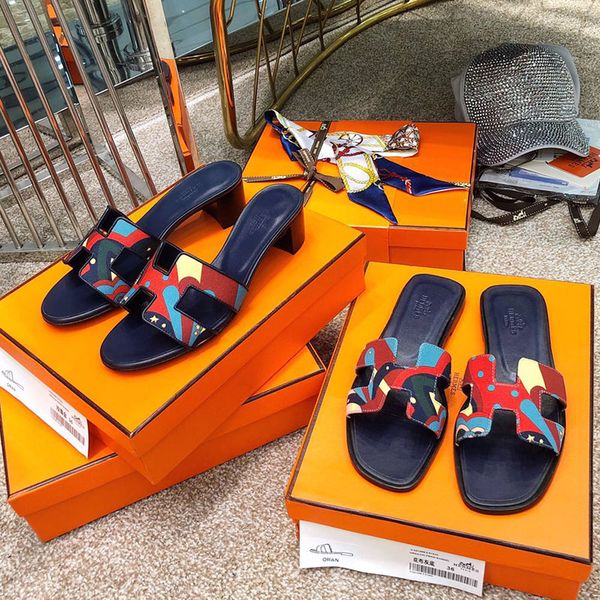

2019 luxury de igner women 039 ummer high heel with two tone leather ladie luxury de ign andal ize 35 42 with box