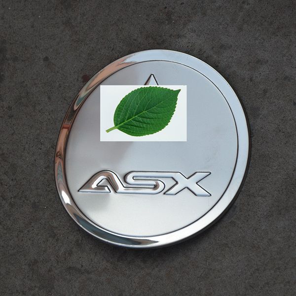 

stainless steel fuel cap tank cover 1pc/set car covers external automobile parts for mitsubishi outlander lancer ex asx