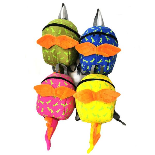 

children cartoon dinosaur backpack anti-lost school bag for toddler kids girl bo