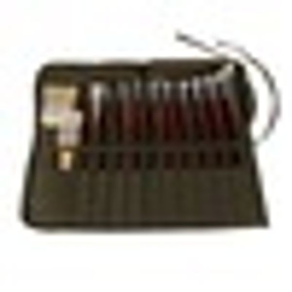 

painting brush bag artist watercolor draw pen oil paint pen stationery cases holder roll up army green canvas pouch