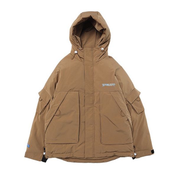 

mens designer down jackets fashion street style boys warm coat luxury womens hooded coats with pockets 2019 winter new 3 colors, Black
