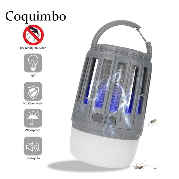 

2 in 1 multifunctional usb charging mosquito killer trap lamp repeller bug zapper trap camping lantern camping light tent lamp