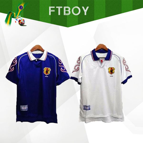 

98/99 Retro version Japan Soccer Jersey Home #8 NAKATA #11 KAZU #10 NANAMI #9 NAKAYAMA Soccer Shirt 1998 World cup Football Uniforms