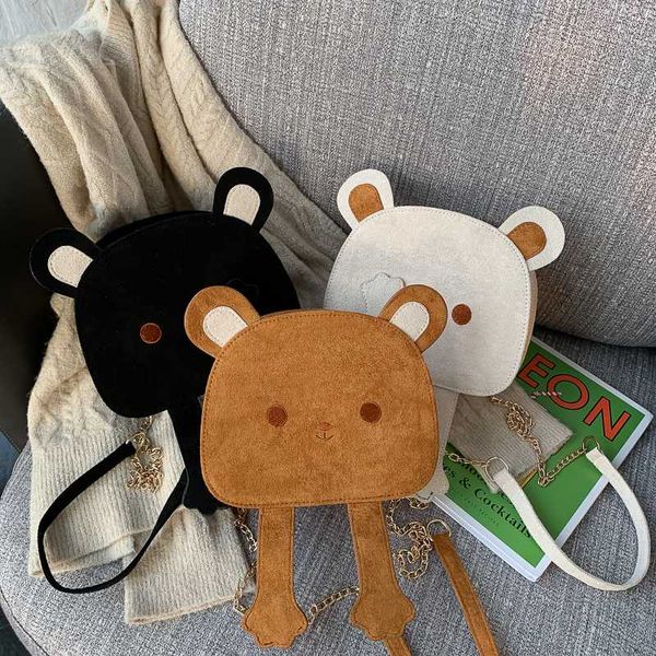 

hifuar cute bear crossbody bags women 2020 new small handbags girls canvas zipper phone bag borsa da lovely single shoulder bags