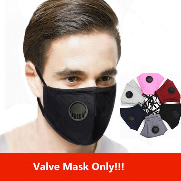 

breathing valve face mask anti-dust protective masks adjustable cotton masks washable mask reusable mouth masks cca12017