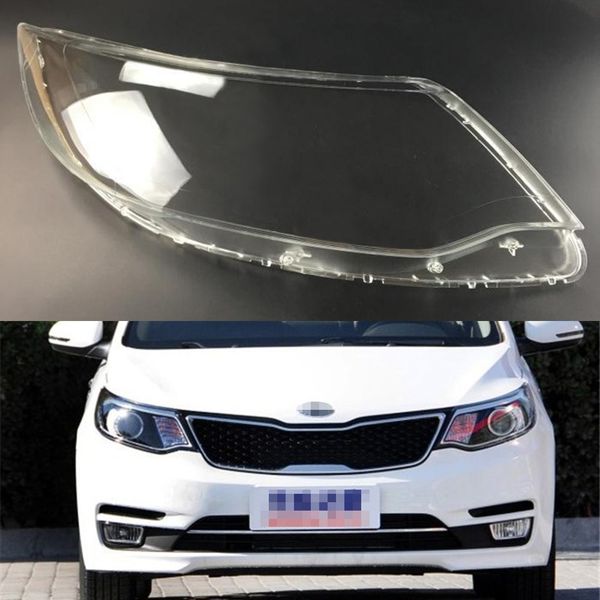 

for kia k2 2014 2015 car headlight headlamp clear lens auto shell cover