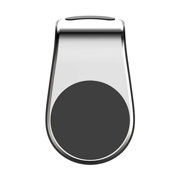 

magnetic phone car mount, metal air vent cell phone holder mount cradle for any smartphone or gps & mini tablets -silver