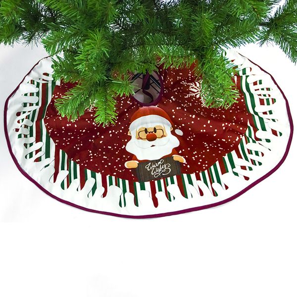 

christmas tree skirt fashion cartoon santa claus pattern holiday tree skirt christmas supplies