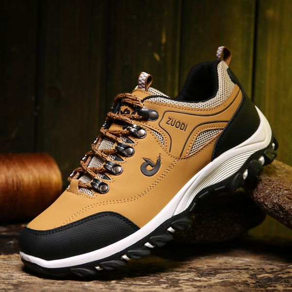 

2020 waterproof men hiking shoes autumn outdoor lightweight men sport trekking mountain boots non-slip climbing athletic sneaker