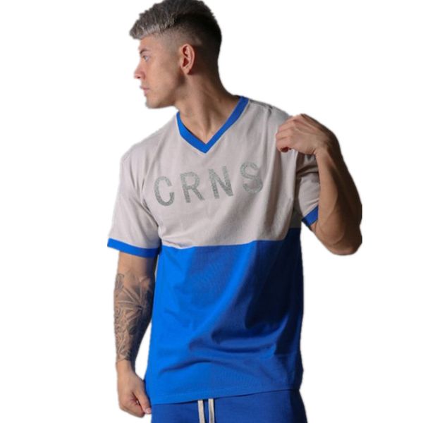 

men's t-shirts men short sleeve cotton t-shirt casual black print shirt gyms fitness bodybuilding workout tees male summer brand cloth, White;black