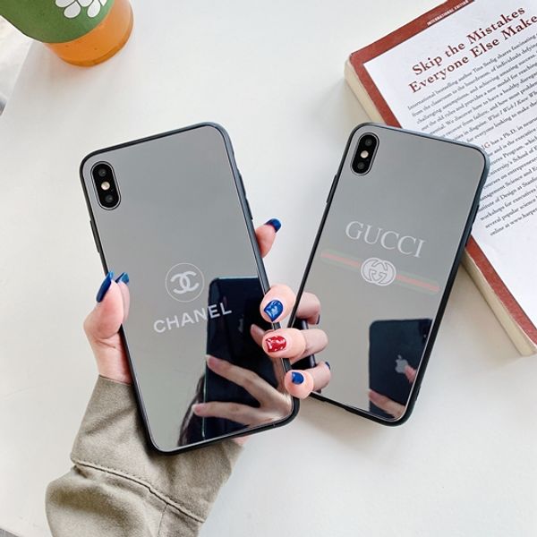 

2019 дизайнер бренда зеркало мобильный телефон оболочки, подходит для iPhone х XR х с Ма
