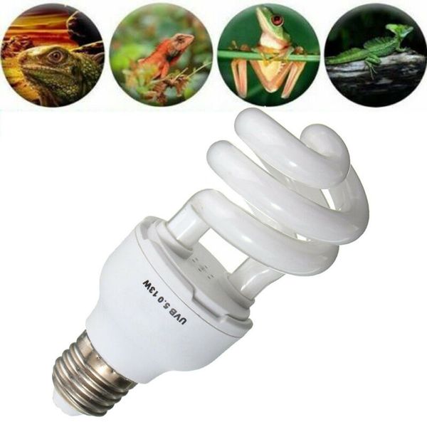 

13/26w energy-saving lamps for pet reptile uv lamp uvb 5.0 / 10.0 light bulb calcium for lizard terrarium