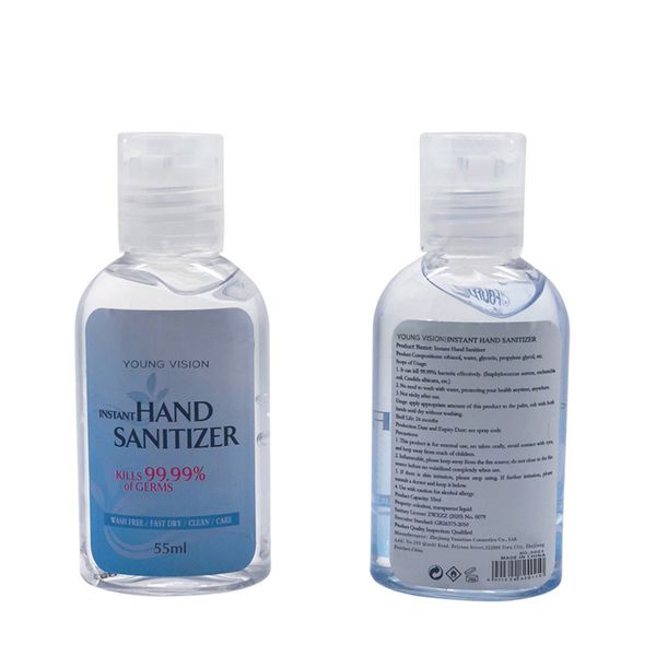 

55ml hand sanitizer antibacterial hand gel portable disposable quick drying