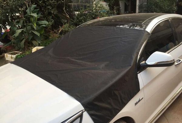 

car window cover sunshade snow covers with magnet stciker reflective foil for all car windshield prevent frost/mist anti-uv wh