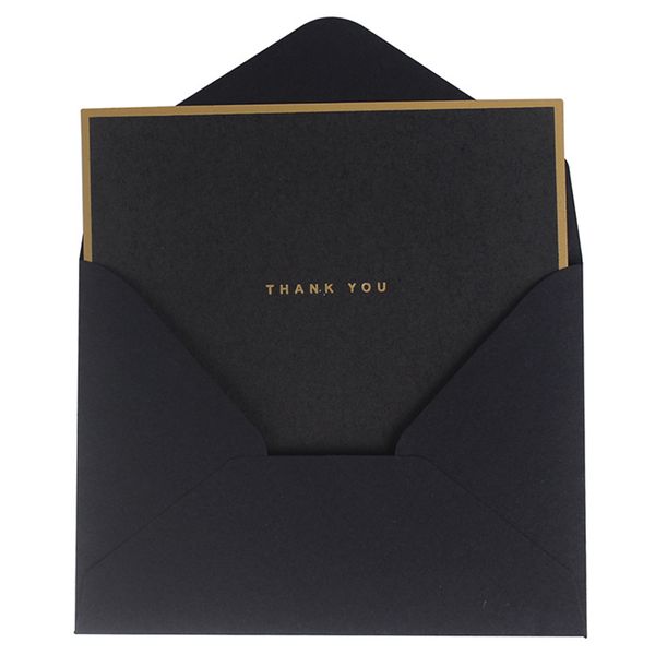 

5pcs business blessing solid color simple envelope greeting card envelope birthday wishes christmas packaging