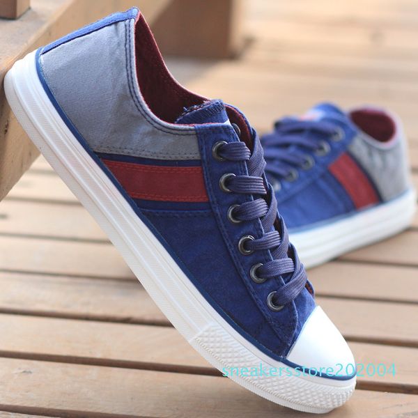 

sneakers men casual shoes classic canvas shoes men lace-up fashion retro youth vulcanized shoes for men zapatillas hombre tenis s04, Black