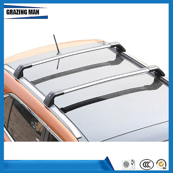 

2 pcs aluminium alloy roof rack rail cross bar fit for actyon luggage carrier