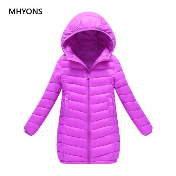 

mhyons 2018 winter jacket for girls boy clothes cotton padded hooded kids coat children warm jacket long outerwear kids snowsuit, Blue;gray