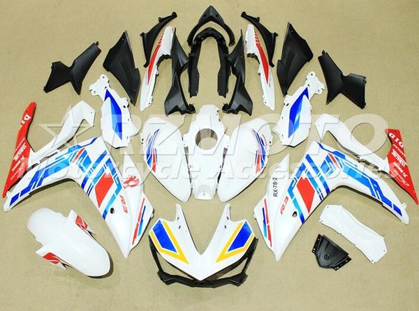 

4gifts new injection abs motorcycle fairing kit for yamaha r3 r25 2015 2016 15 16 plastic fairings bodywork white red blue