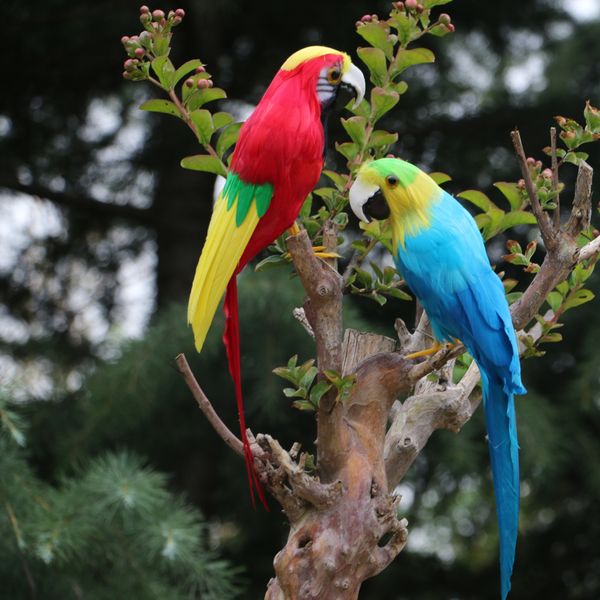 

realistic looking feathered birds artificial parrot decoration for indoor outdoor