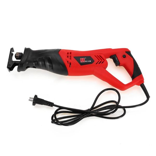 

electric saw reciprocating saw rotate 180 degrees for wood metal plasitic pipe 710w cutting power tool with 2pc blades