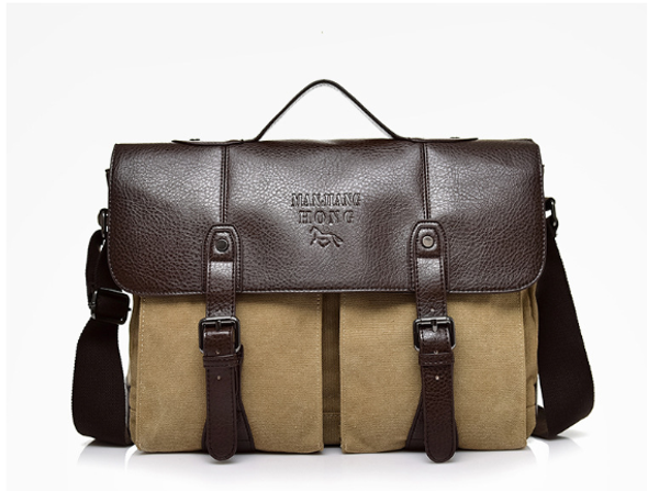 

men's business shoulder crossbody bag briefcase horizontal computer bag
