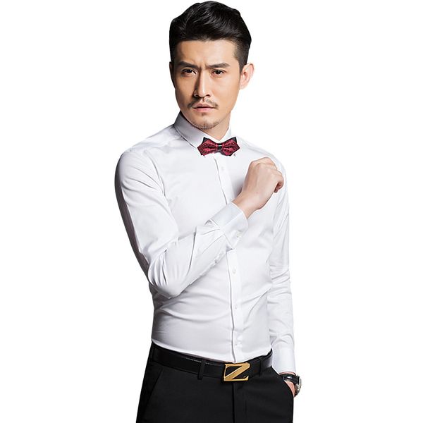 

fashionable customize men shirt long sleeve personalize solid outwear advertising shirt a415 print, White;black