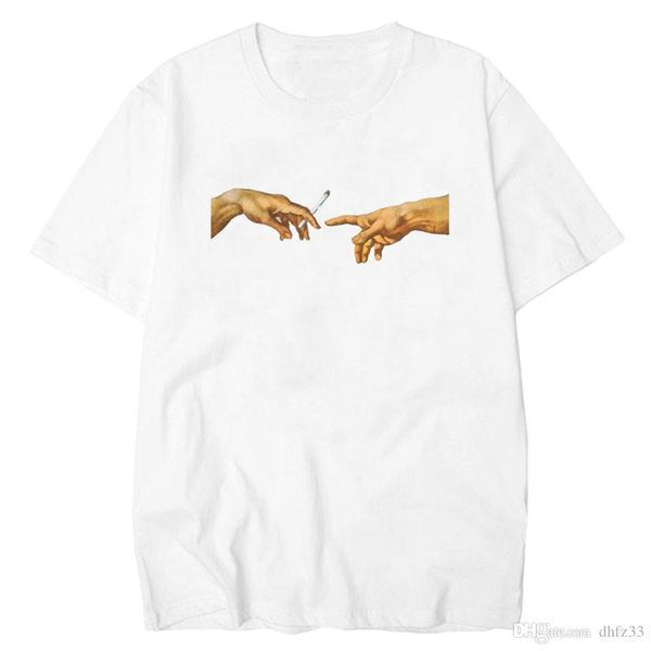 

cotton t shirts men harajuku funny print tshirt men hip hop cotton streetwear short sleeve tee shirt homme, White;black