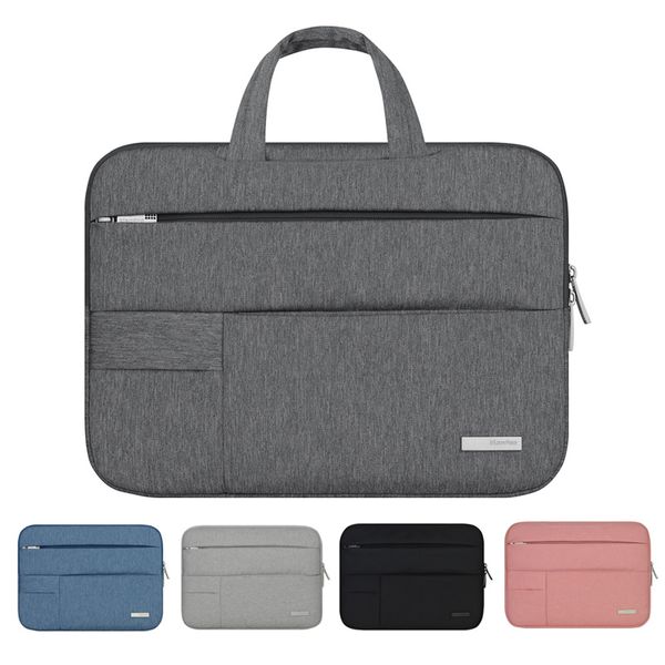 

bag sleeve notebook case lapprotective handbag for 12 13 14 15.6 inch macbook air pro xiaomi asus acer lenovo dell, Black