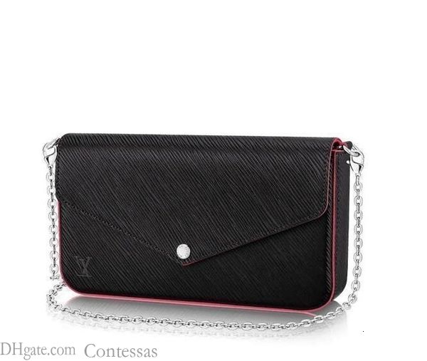 

2019 pochette felicie m64579 new women fashion shows exotic leather bags iconic bags clutches evening chain wallets purse gtre