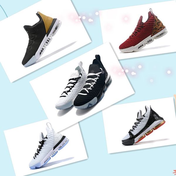 

2019 fashion basketball shoes sports basket ball original mens chaussure de 16s sneakers watch the throne king oreo 16s