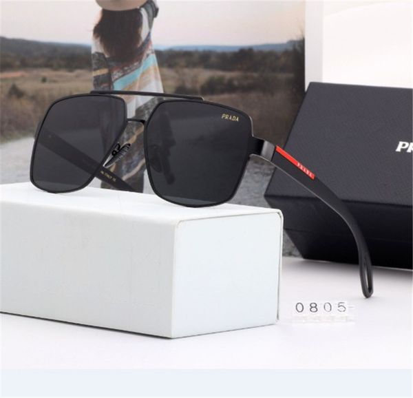 

Prada ungla e retro polarized luxury de igner ungla e rimle gold plated quare frame brand un gla e fa hion eyewear with ca e