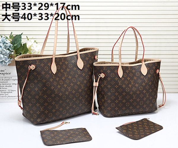 

2pcs/set high qulity classic designers womens handbags ladies composite tote pu leather clutch shoulder bags female purse with wallet