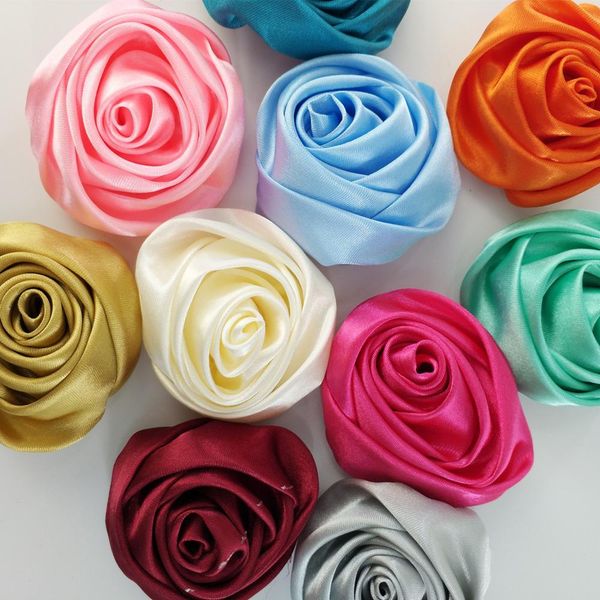 

10pcs/lot 5.5cm simulation rosebuds handmade diy fake flower artificial rose head bouquet material party decor wedding flowers