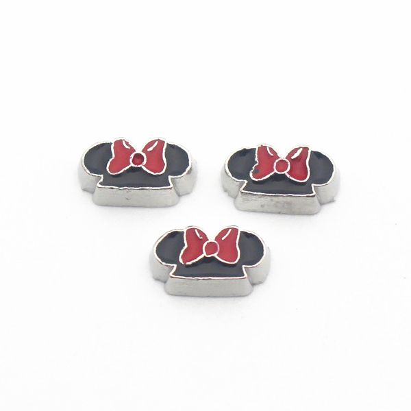 

new arrival 20pcs/lot mouse head alloy floating charms living glass memory floating lockets charms for diy accessory, Bronze;silver