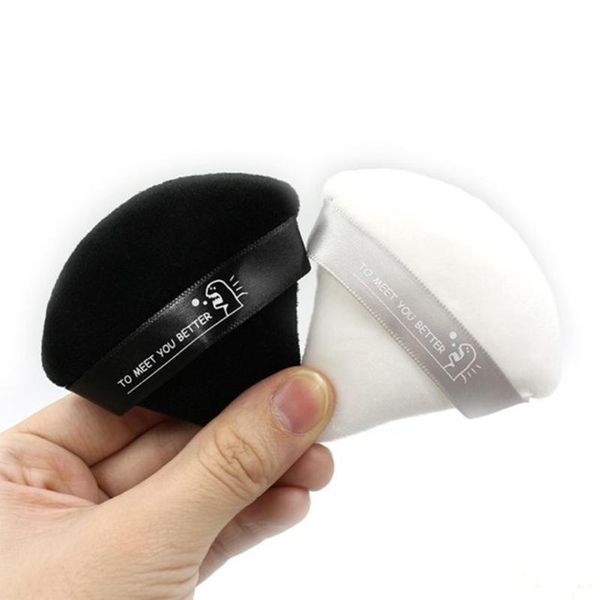

1pc velvety texture powder puff mini face makeup sponge soft cotton women cosmetics tool washable lightweight fashion